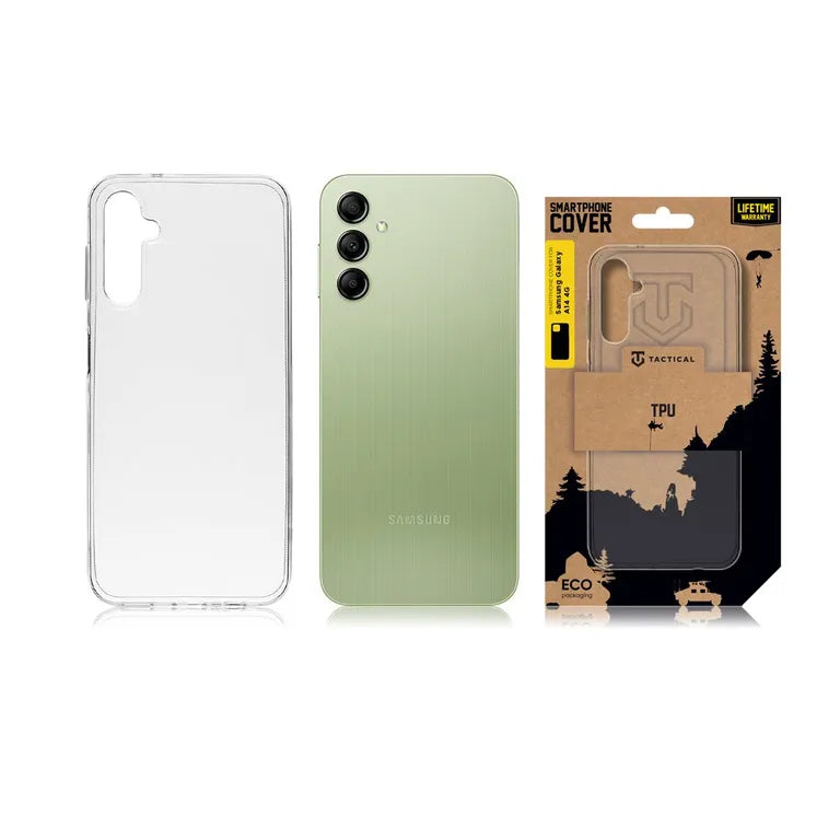 Taktikai TPU Kryt pro Samsung Galaxy A14 4G átlátszó tok