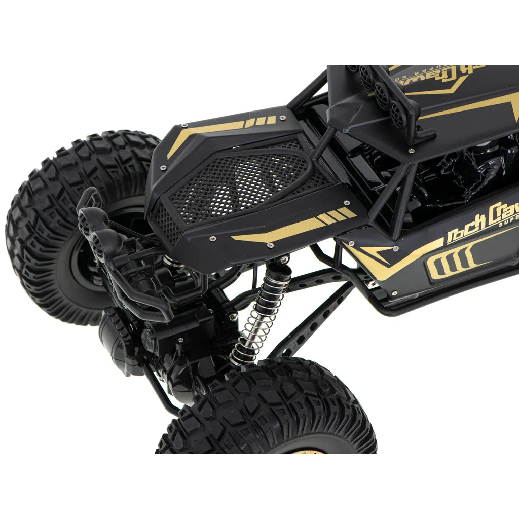 Távirányítós autó RC autó Rock Crawler 2.4GHz 1:8 51cm fekete