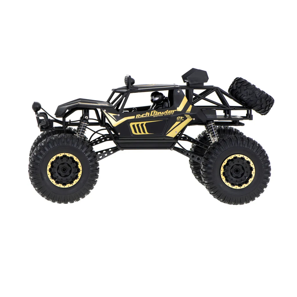 Távirányítós autó RC autó Rock Crawler 2.4GHz 1:8 51cm fekete