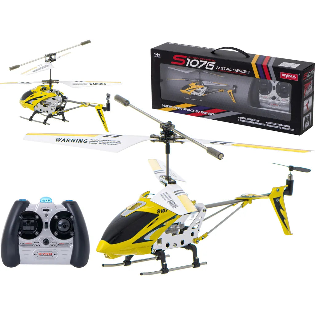 Távirányítós helikopter SYMA S107G RC sárga