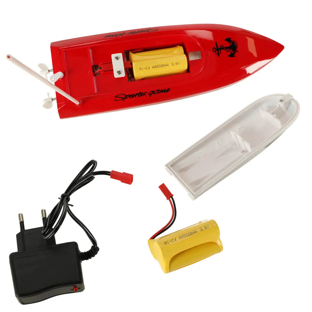 Távirányítós motorcsónak, 4CH MINI CP802, piros