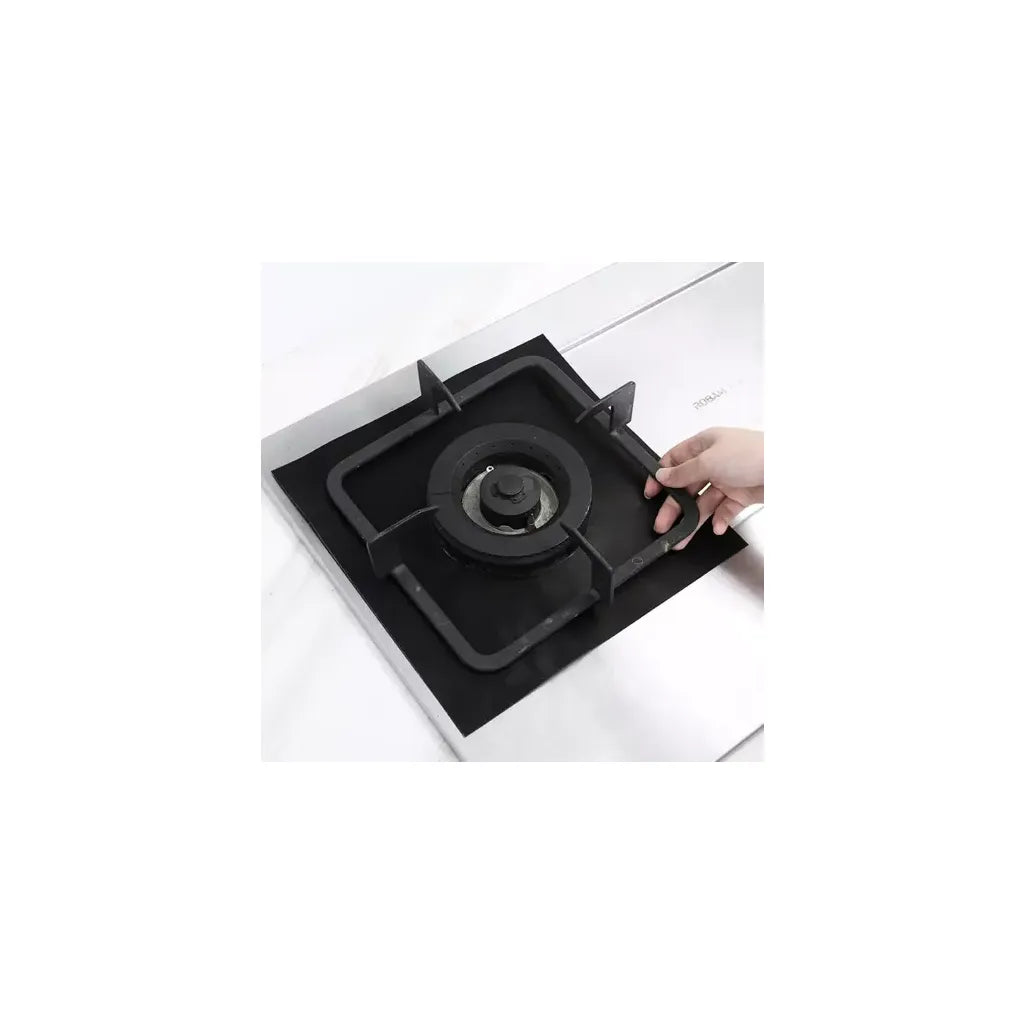 Ruhhy Teflon alátét gázrózsához - 4 db., 27 x 27 x 0,2 cm, fekete