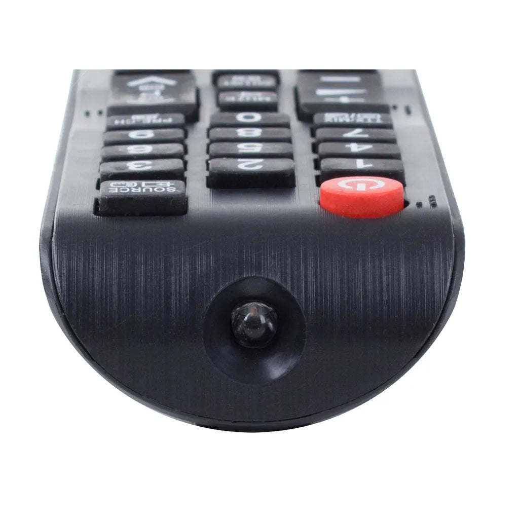 Univerzális távirányító tv smart 01301a, 17,5cm x 4,5cm x 2,3cm, fekete