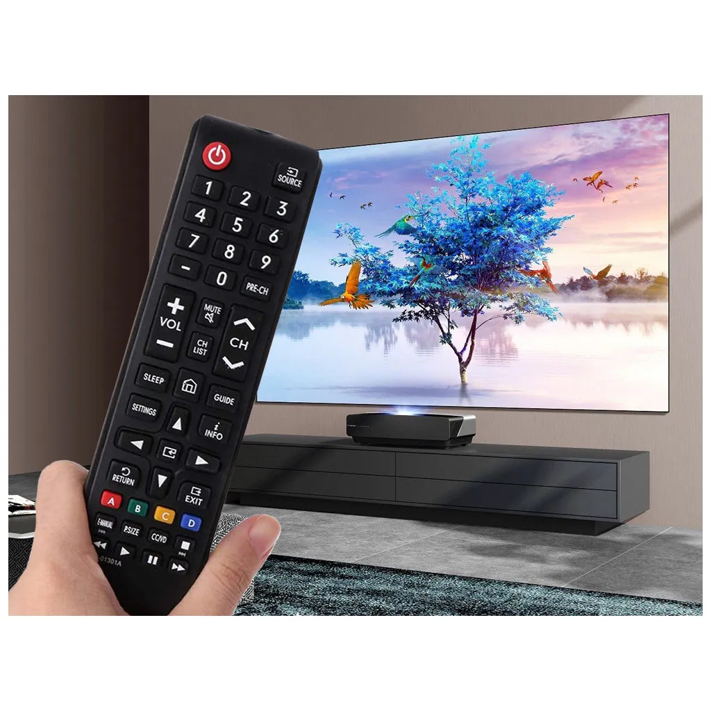 Univerzális távirányító tv smart 01301a, 17,5cm x 4,5cm x 2,3cm, fekete