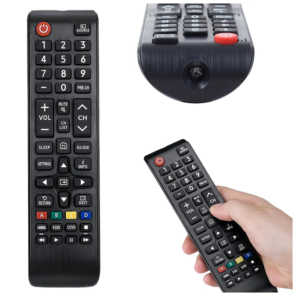 Univerzális távirányító tv smart 01301a, 17,5cm x 4,5cm x 2,3cm, fekete