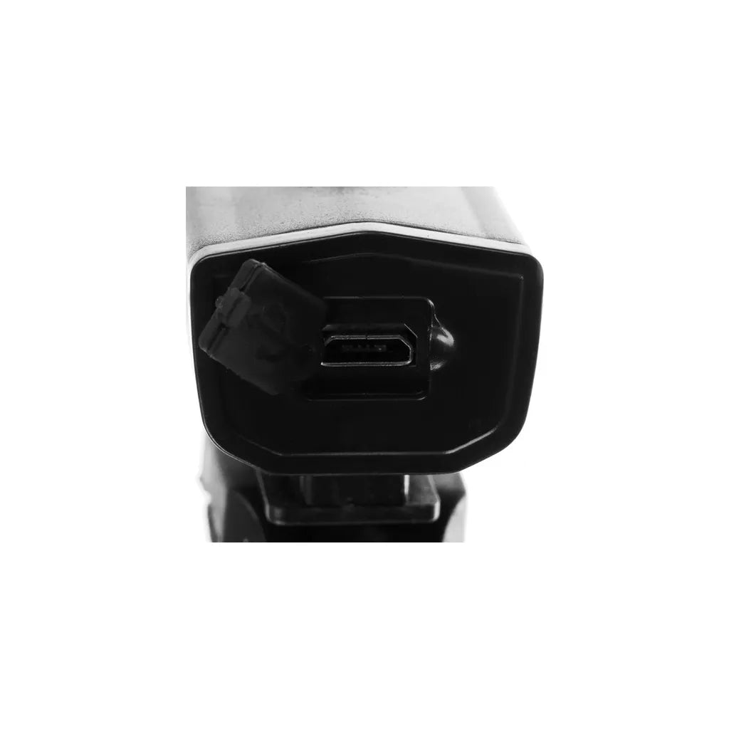 USB LED kerékpár első és hátsó lámpa,  5 x 6,5 x 3 cm/7,5 x 3 cm, fekete