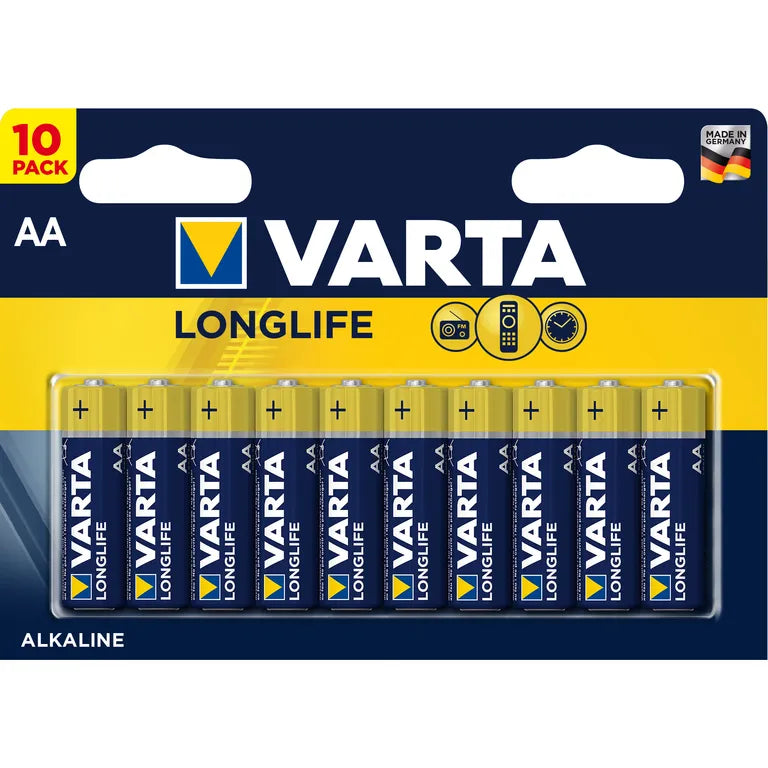 Varta Longlife AA alkáli elem 10 db