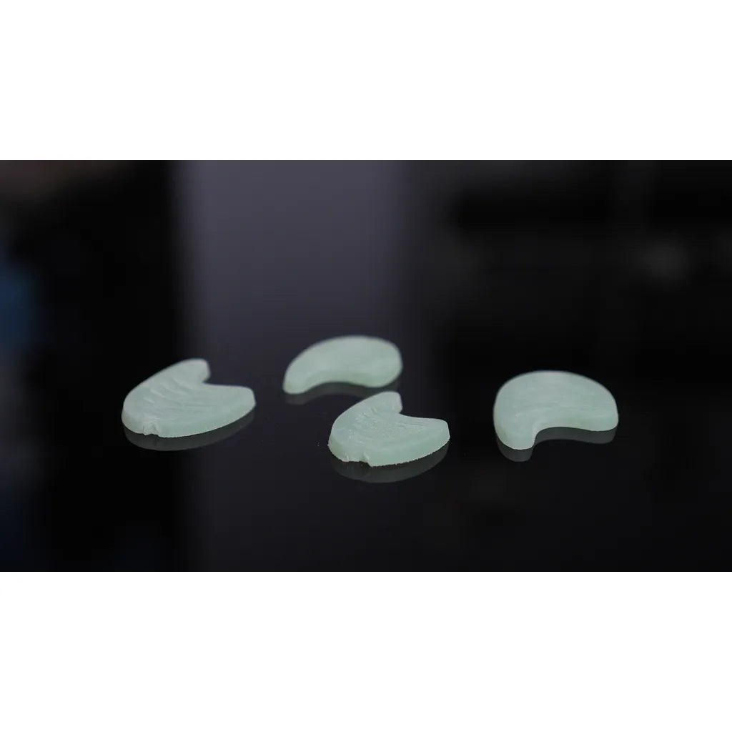 Wellys 4 darabos lábujjleválasztó 2 méretben, 3,6 x 2,3 x 0,3 cm/4 x 2,8 x 0,3 cm, menta