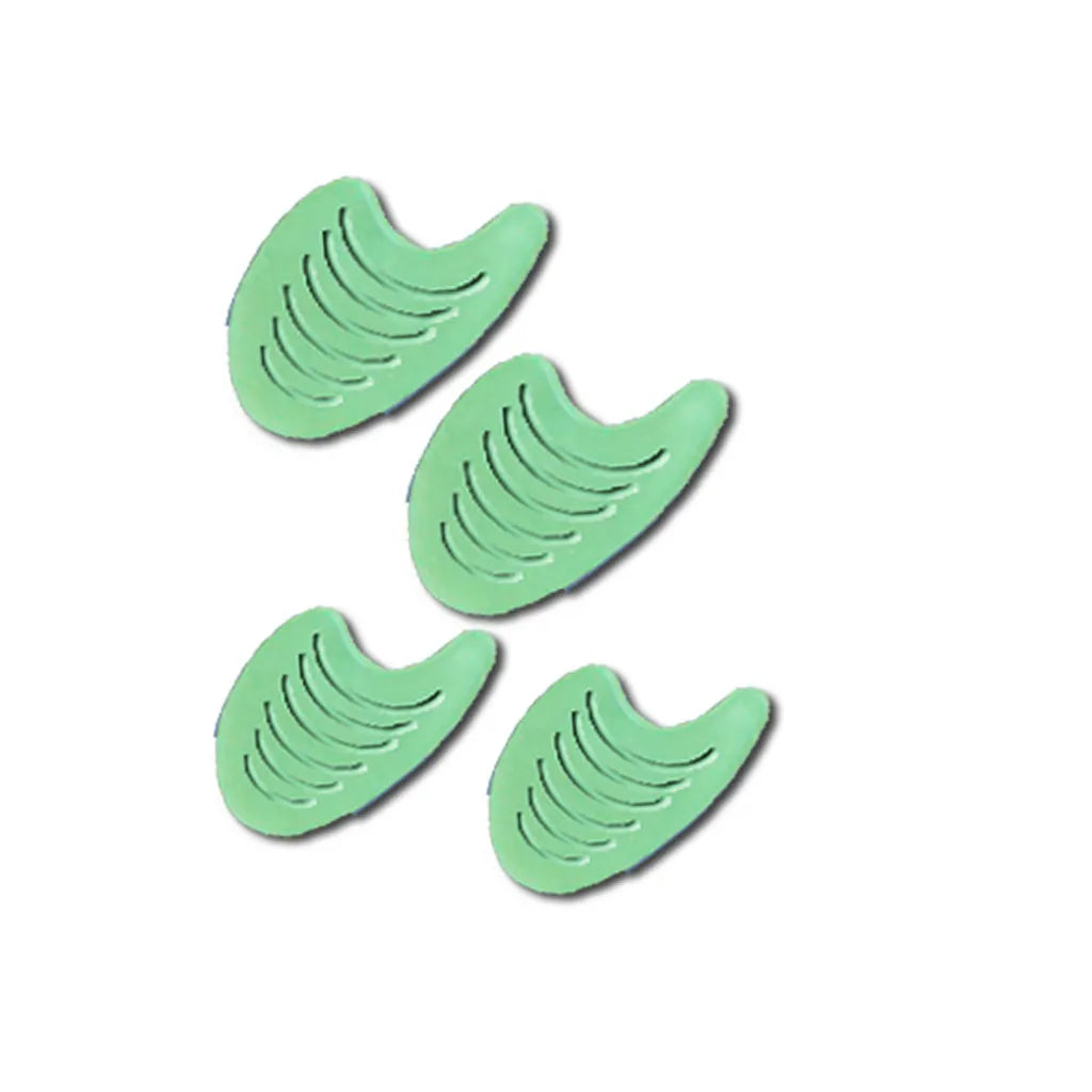 Wellys 4 darabos lábujjleválasztó 2 méretben, 3,6 x 2,3 x 0,3 cm/4 x 2,8 x 0,3 cm, menta