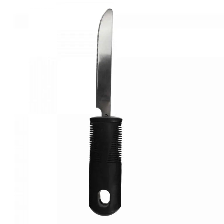 Wellys GI-041880: 4 részes Comfort Grips Senior evőeszközkészlet széles csúszásgátló fogantyúkkal, 4 db, fekete