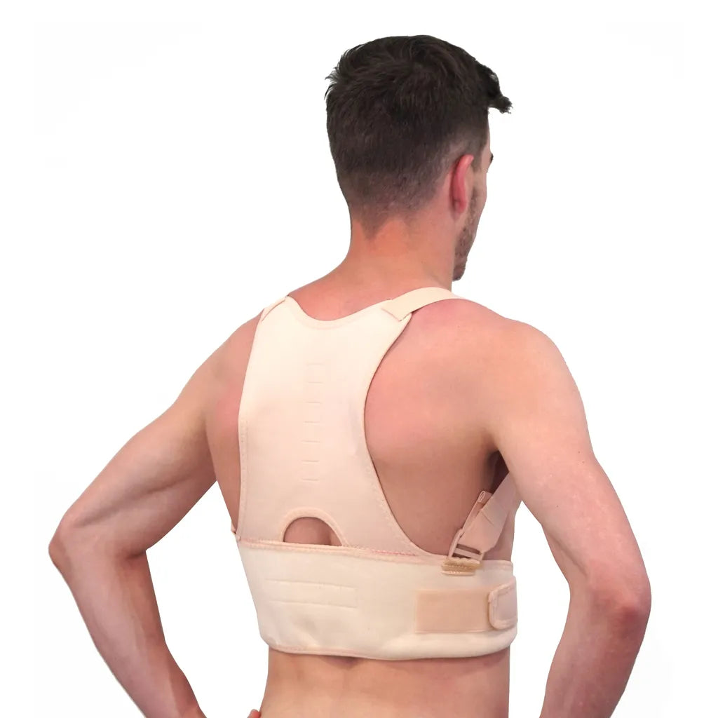 Wellys mágneses testtartásjavító és hátpánt, unisex, testszínű, 97 x 40 x 0,3 cm